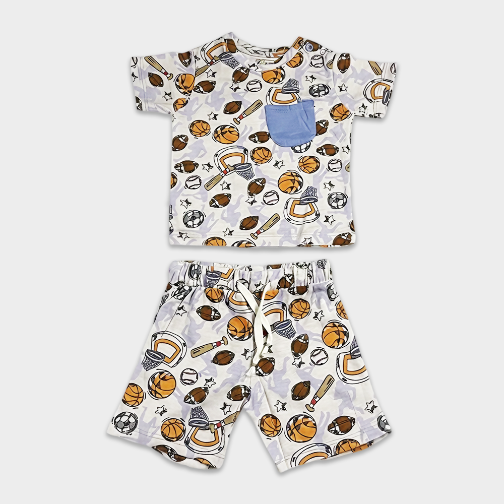 BASKET BALL PRINT SUITS