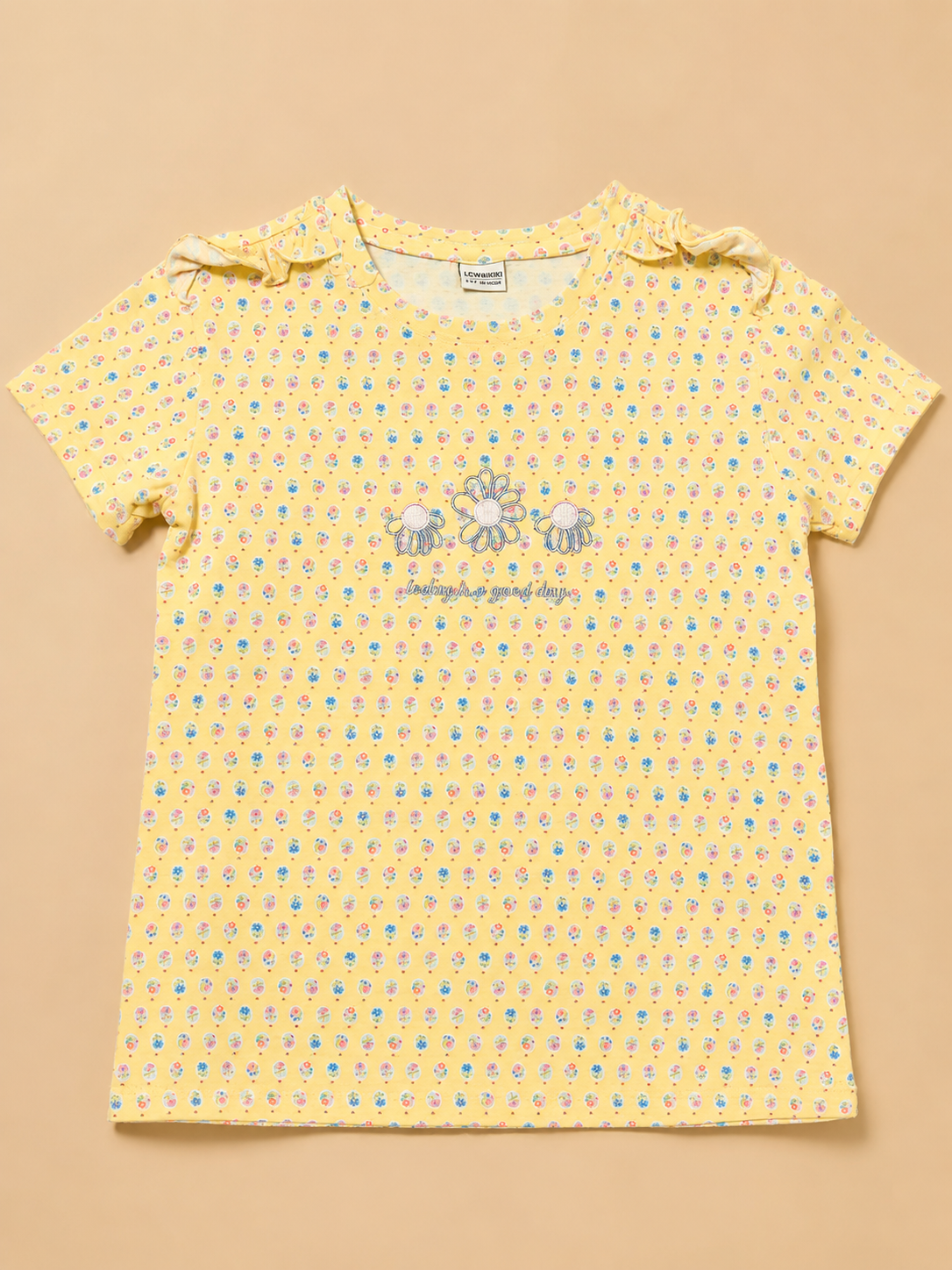 Sunshine Daisy Girls Printed T-Shirt
