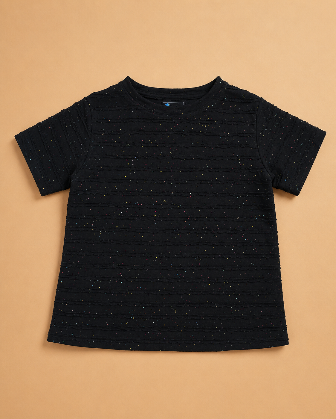 Midnight Spark Kids Textured T-Shirt