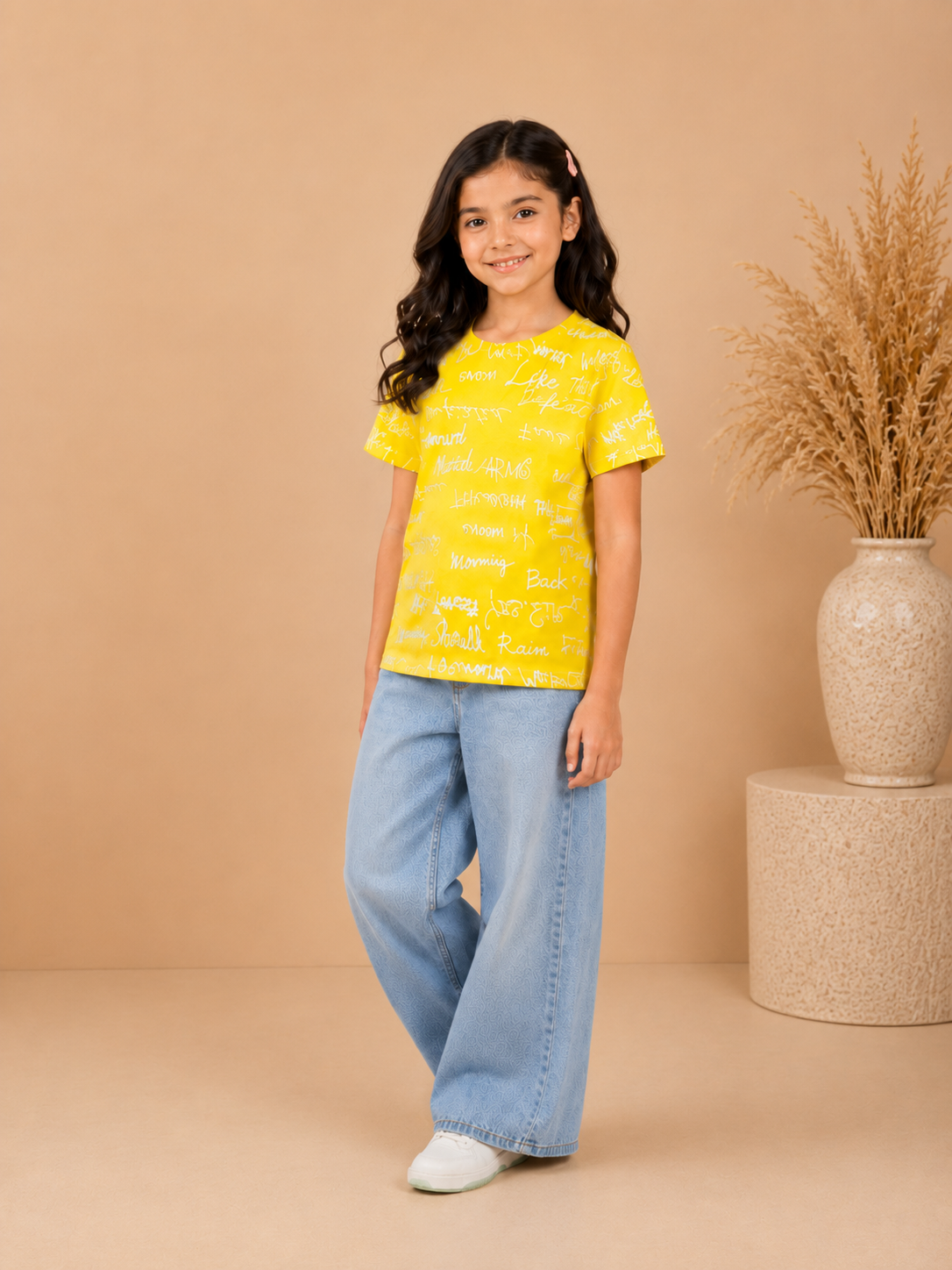 Sunshine Script Girls Graphic T-Shirt
