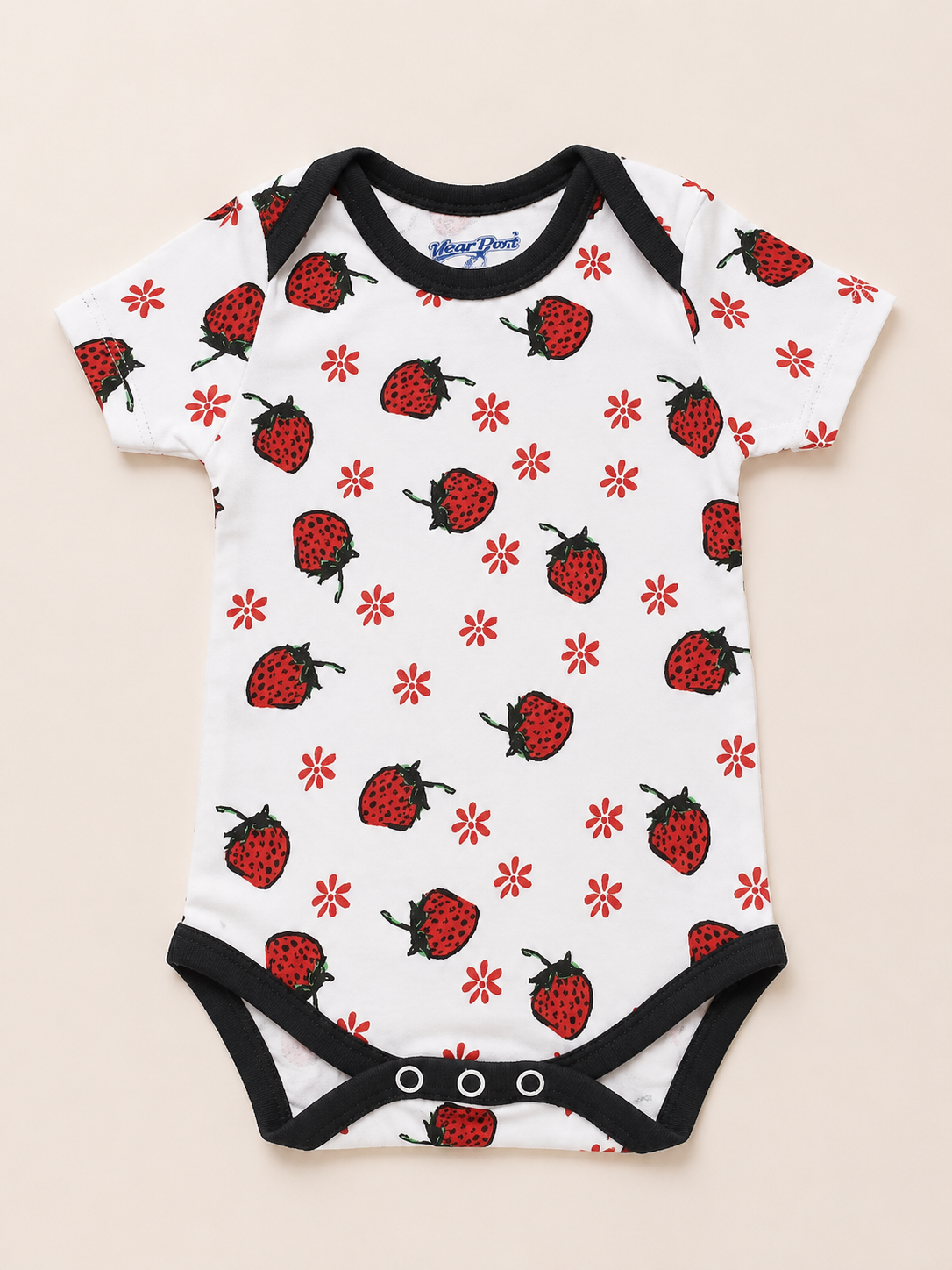 Berry Blossom Baby Bodysuit-1