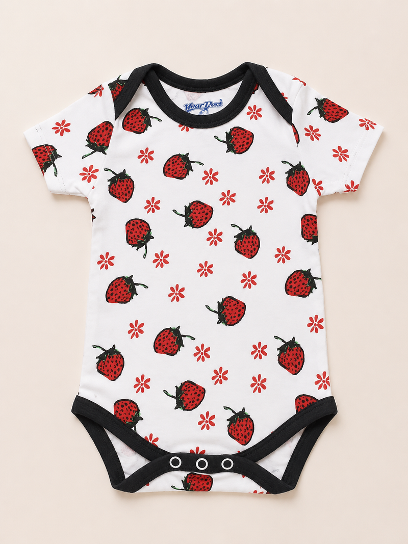 Berry Blossom Baby Bodysuit-1