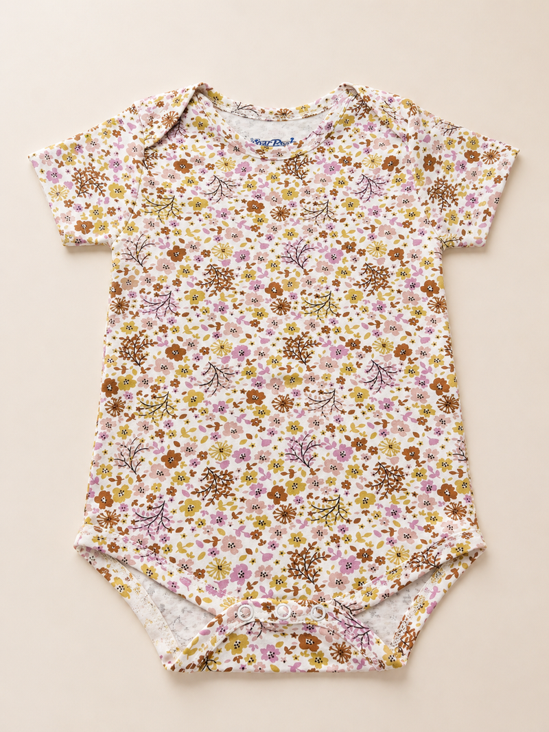 Blossom Meadow Baby Bodysuit-1
