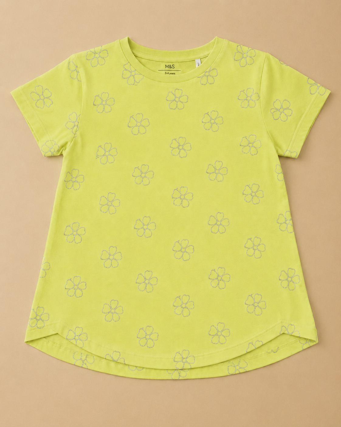 Lime Blossom Girls Printed T-Shirt