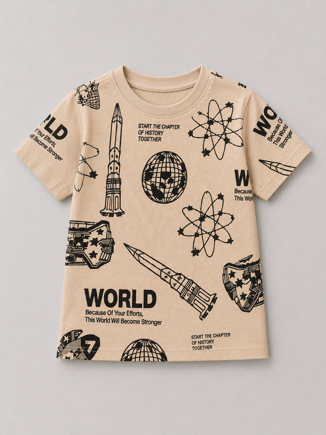 World Explorer Graphic Kids T-Shirt-1