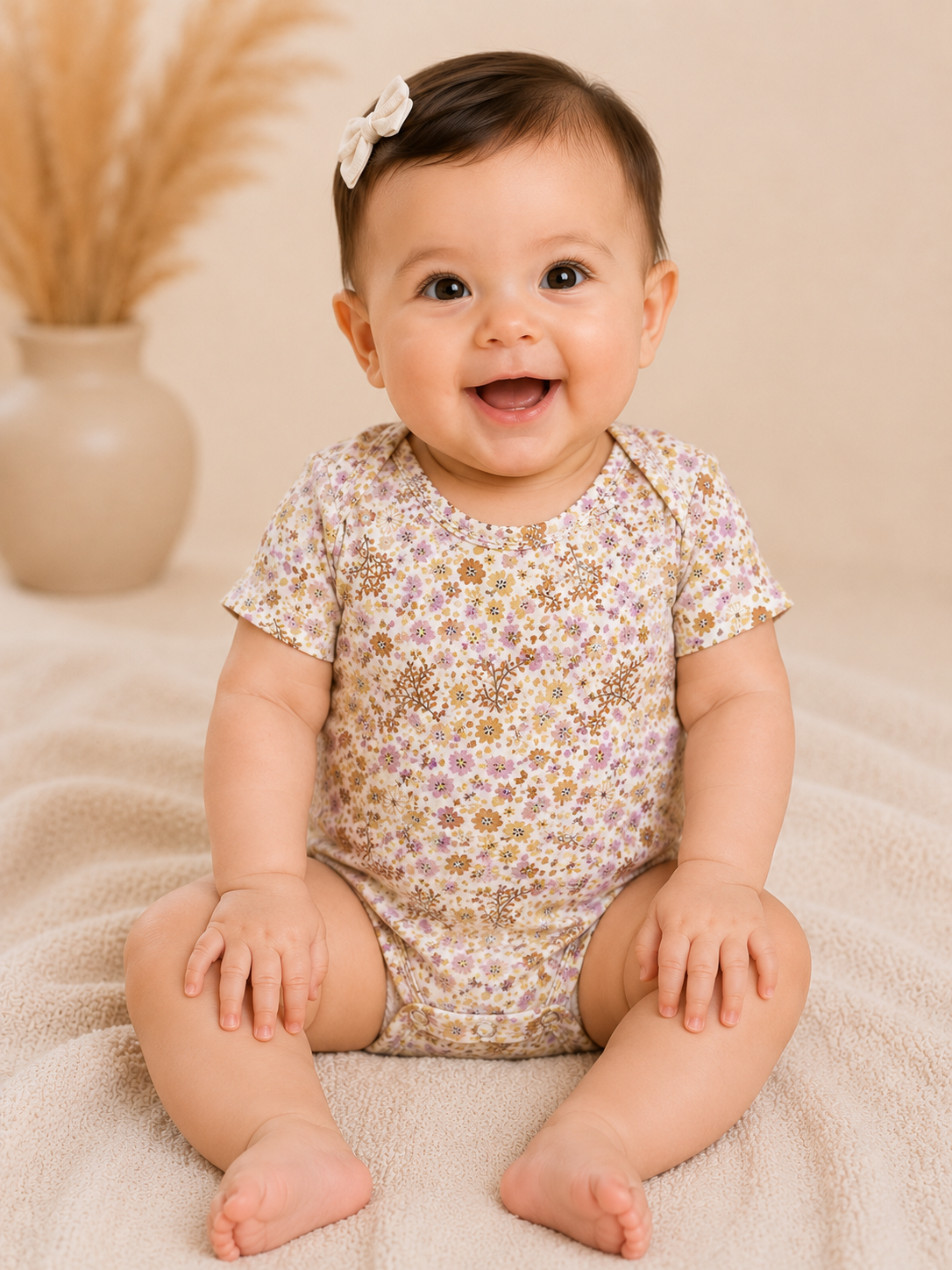 Blossom Meadow Baby Bodysuit