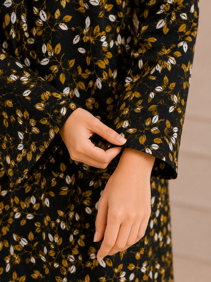 Midnight Floral Elegance Co-Ord Set-3
