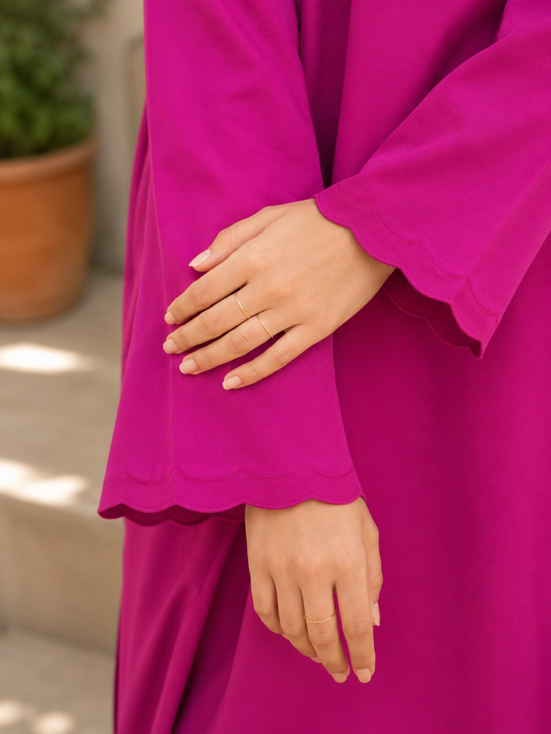 Ruby Pink Elegance Co-Ord Set-4