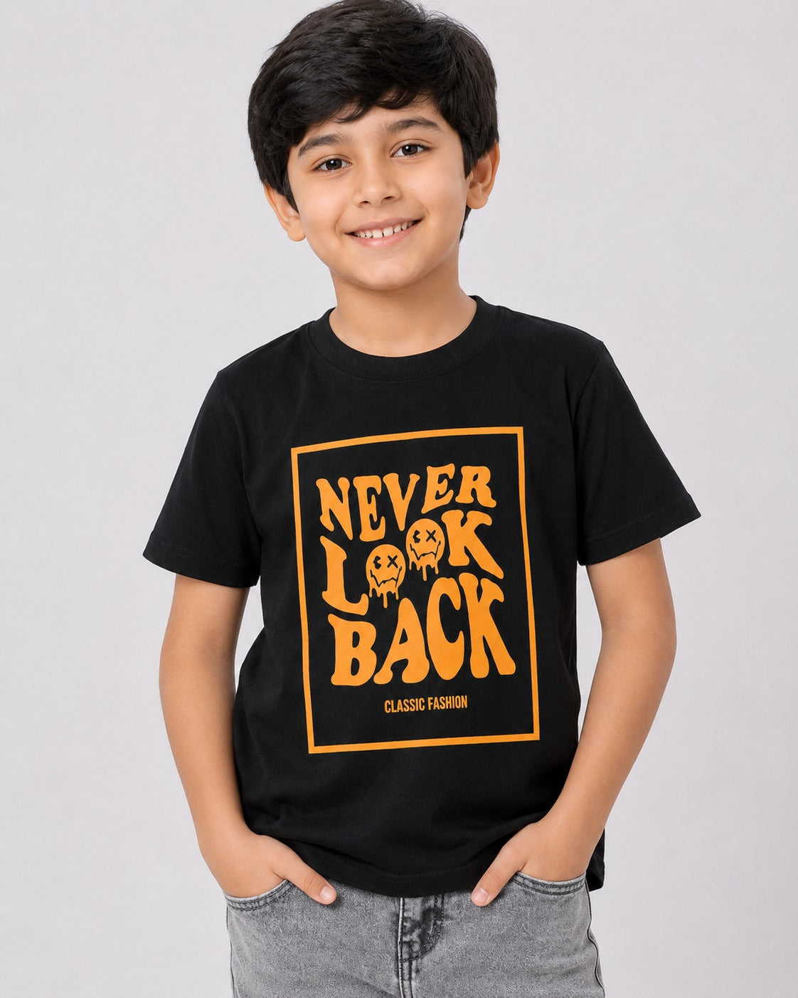 Never Look Back Kids Tee