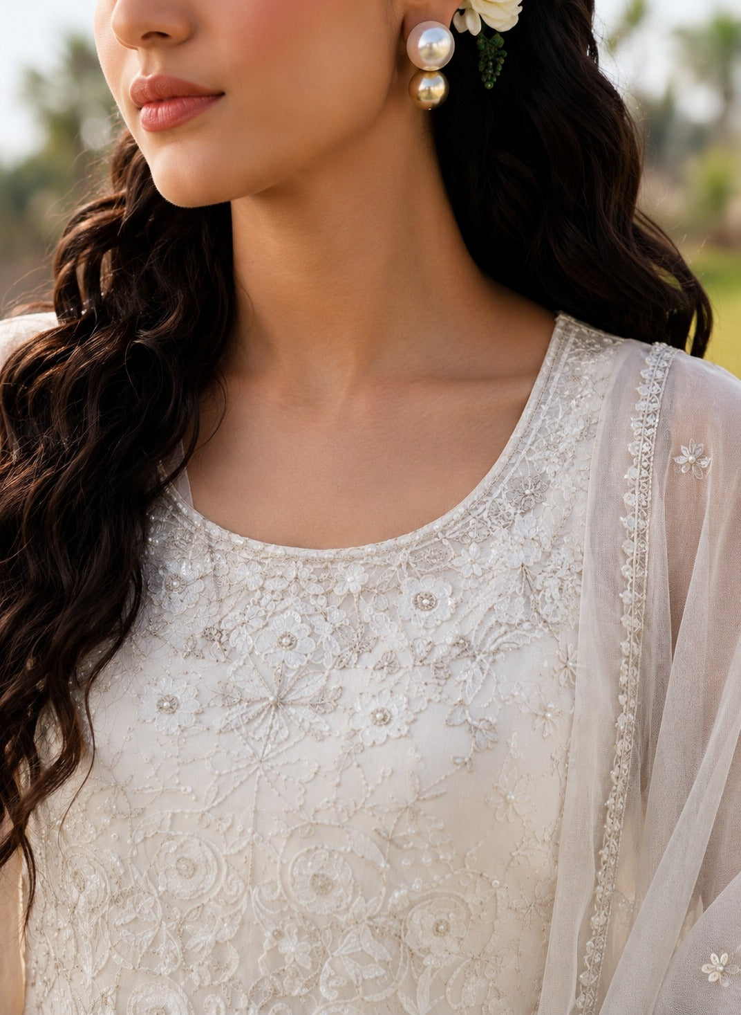 Ivory Grace – Unstitched 3 Piece-2