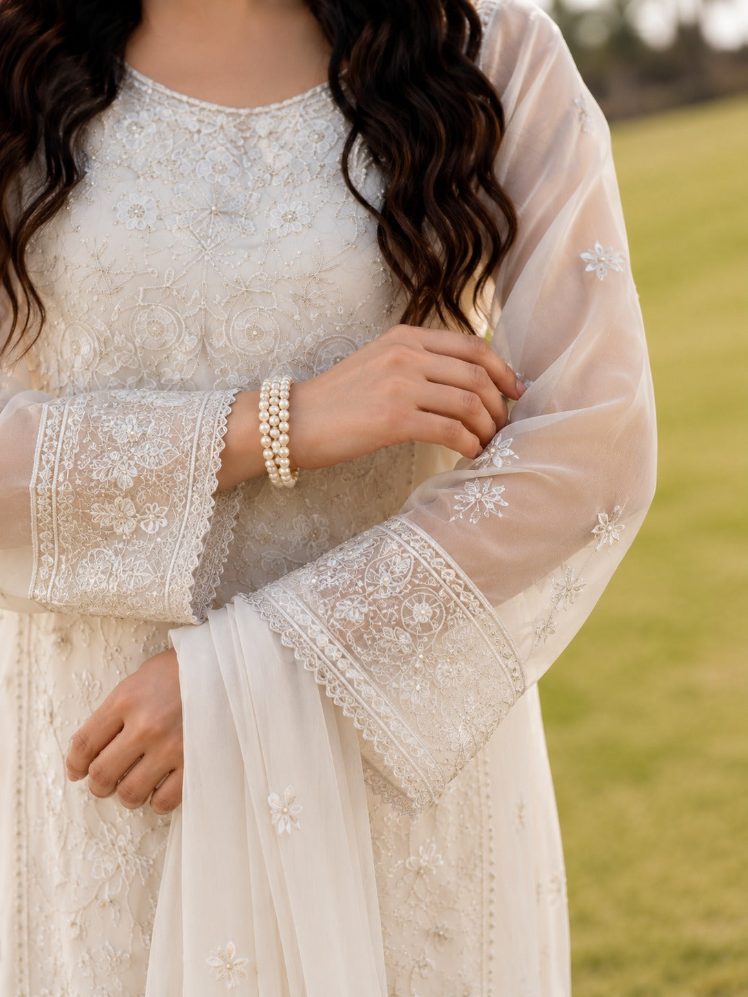 Ivory Grace – Unstitched 3 Piece-3