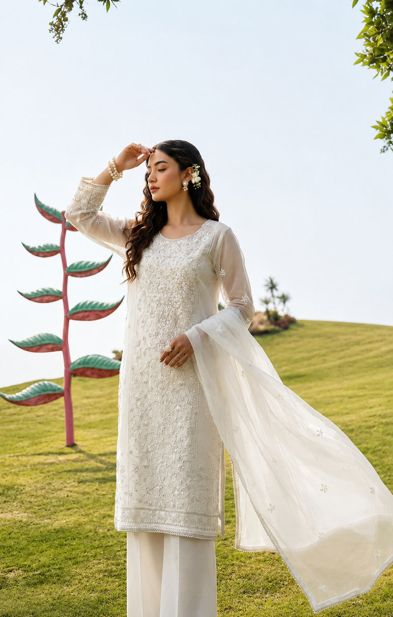 Ivory Grace – Unstitched 3 Piece-5