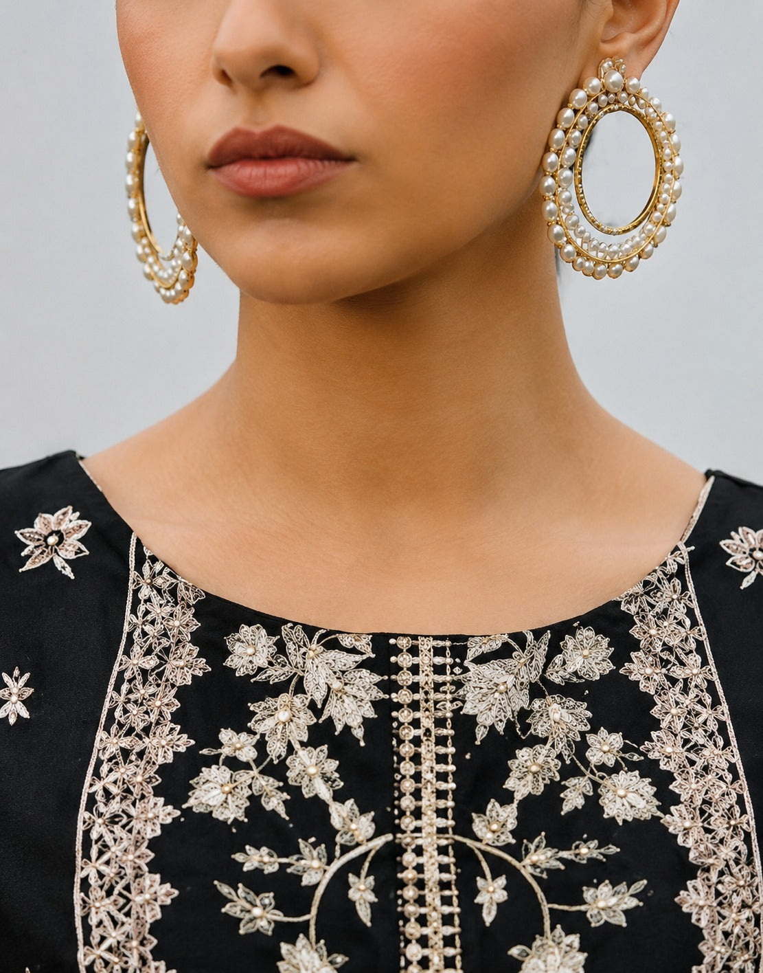 Noir Elegance – Unstitched 3 Piece-2