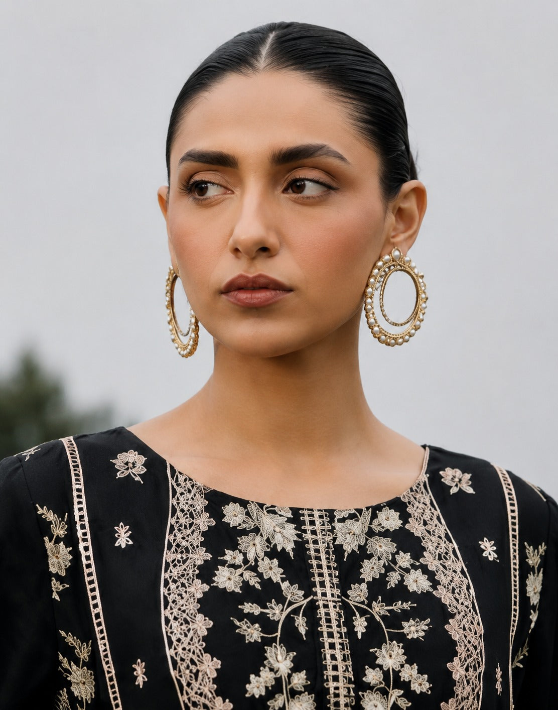 Noir Elegance – Unstitched 3 Piece-3