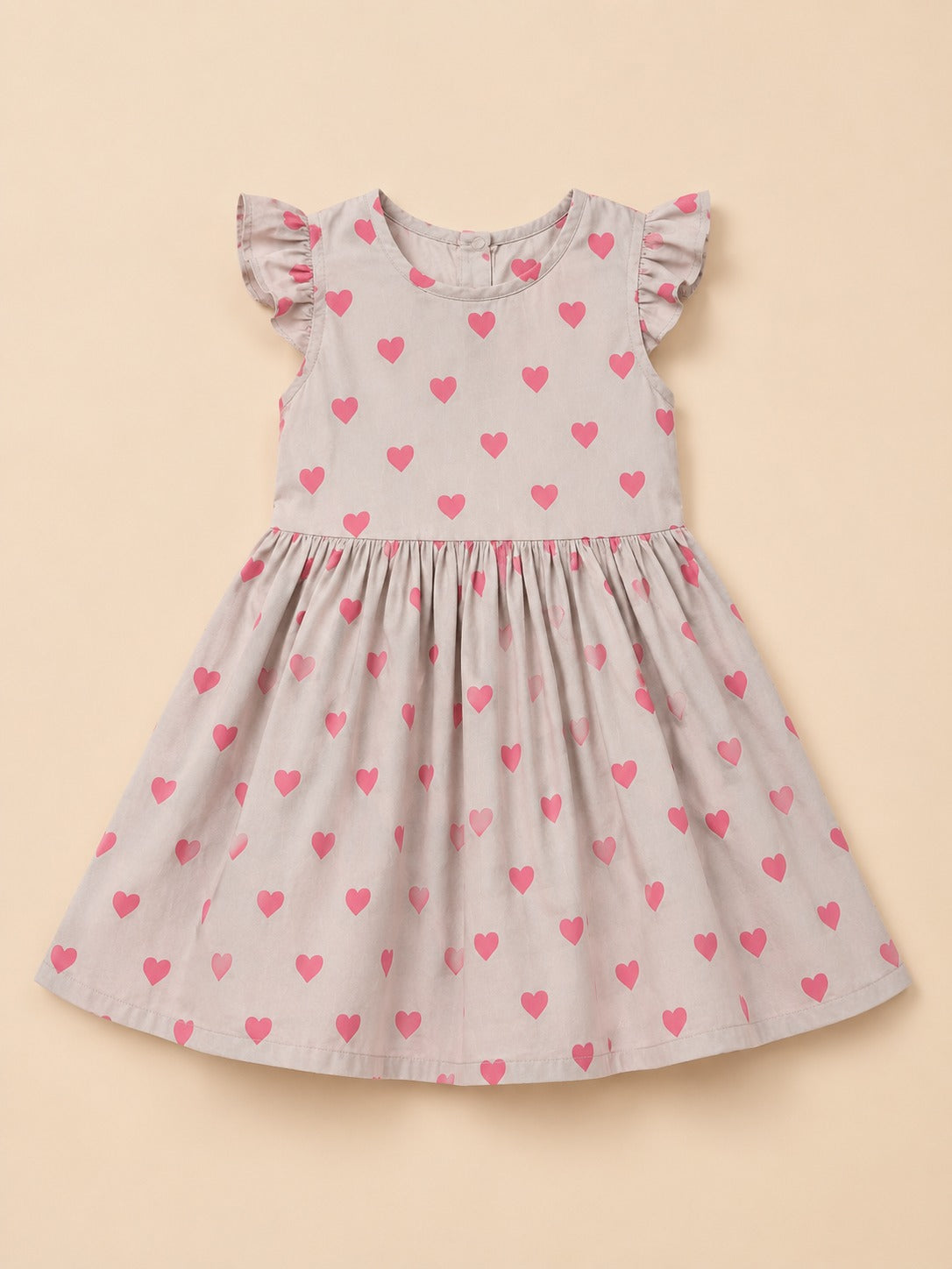 Heart Print Frock-3