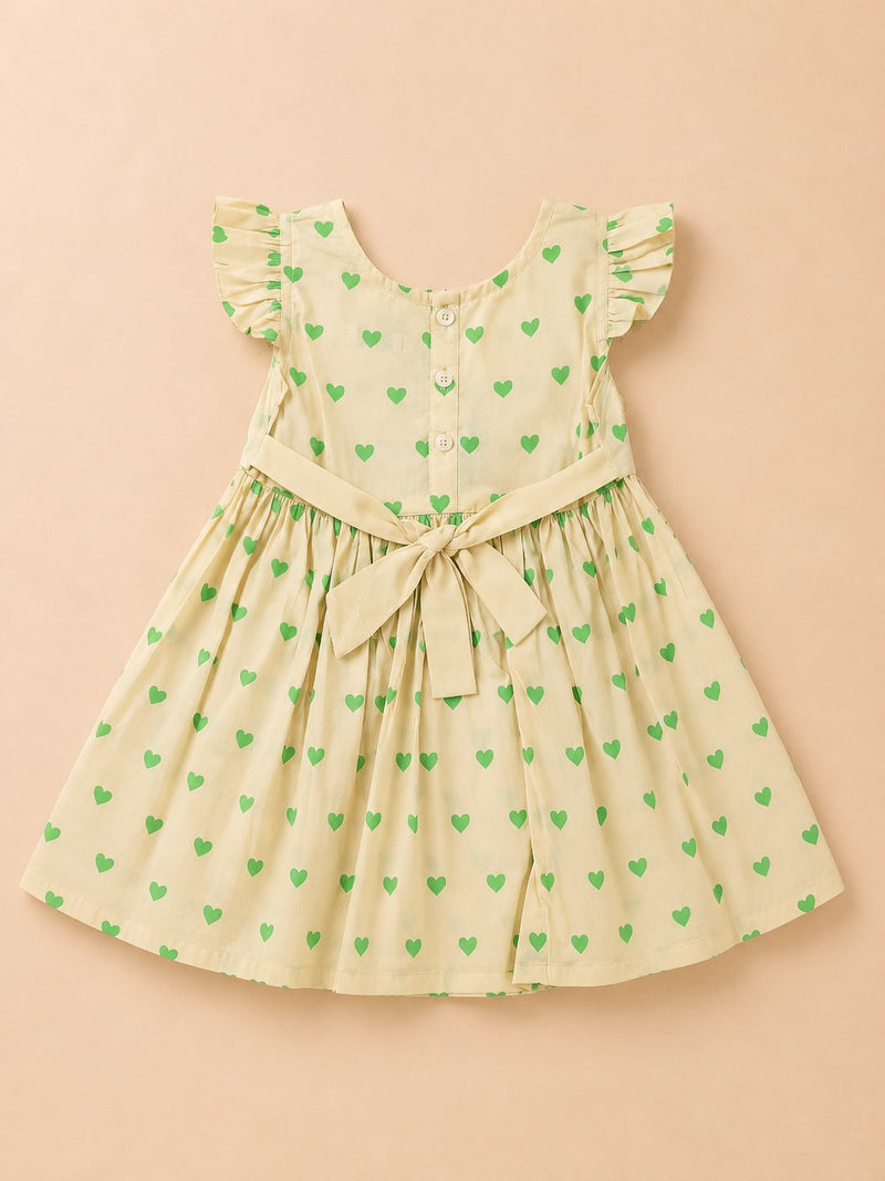 Heart Print Frock-2