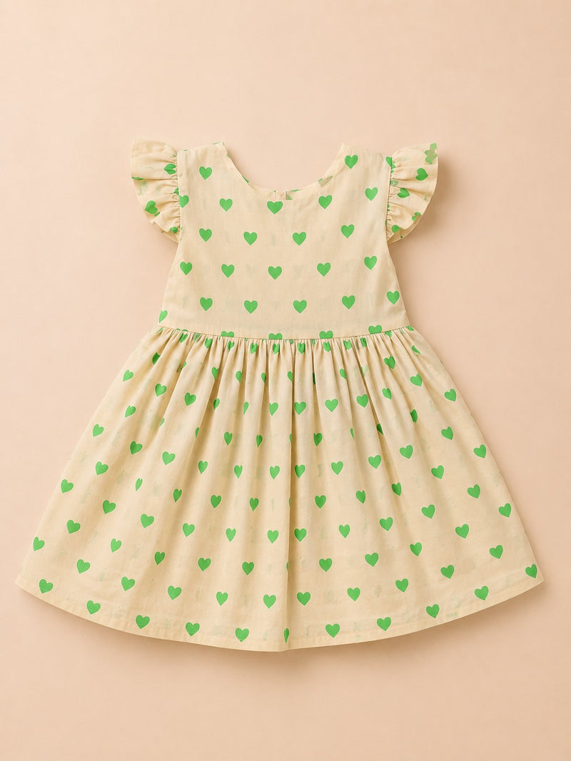 Heart Print Frock-3