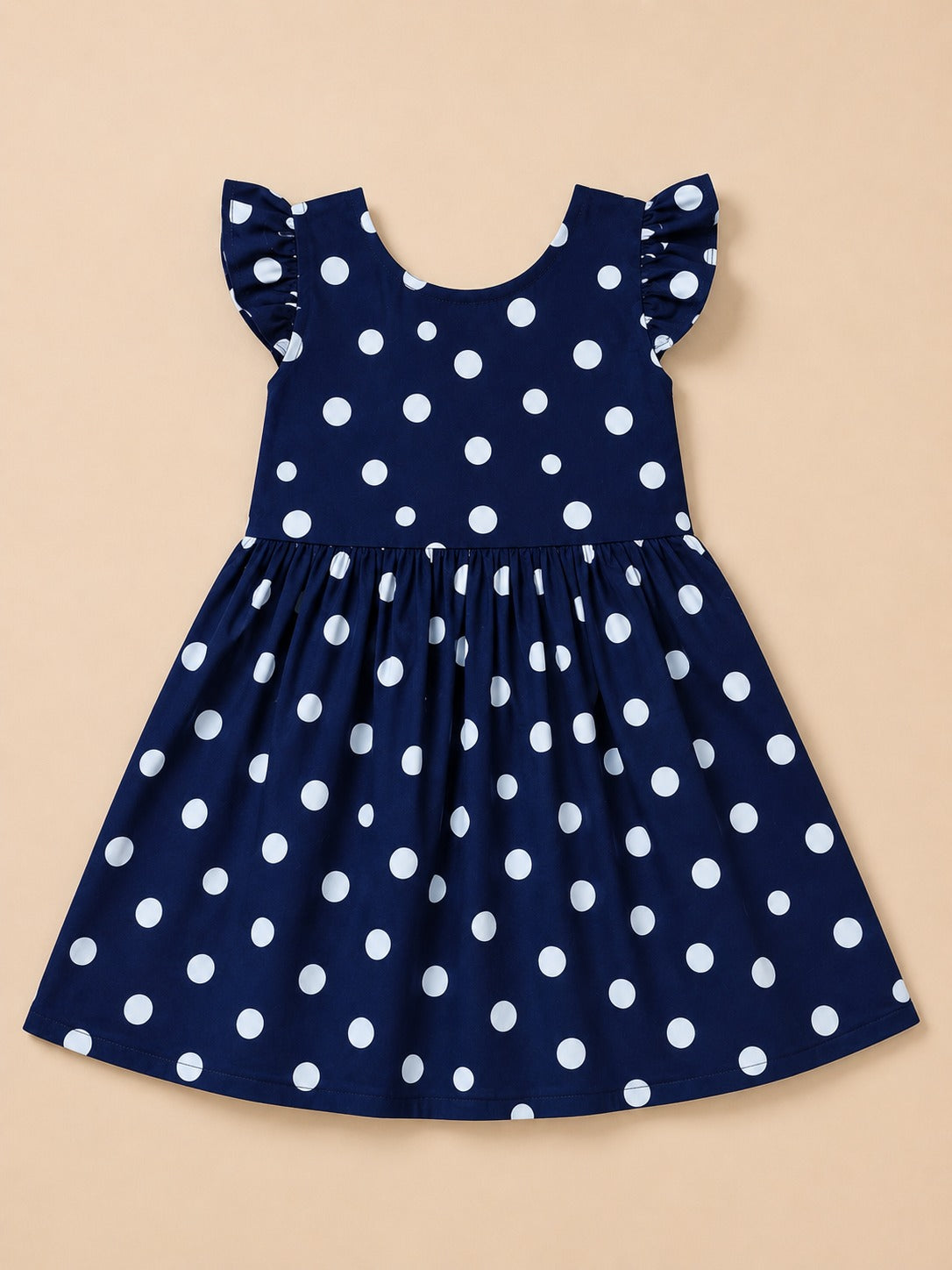 Navy Polka Dot Frock
